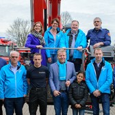 Bezoek Stieneke van der Graaf aan Brandweer Elburg